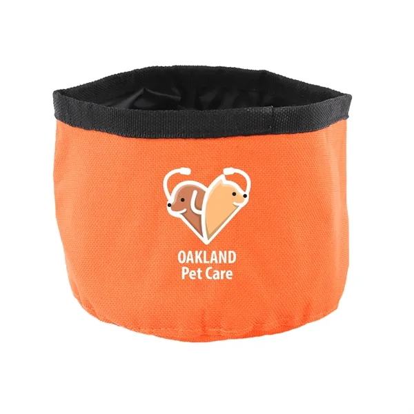 Orange color option for 6" Folding Pet Travel Bowl