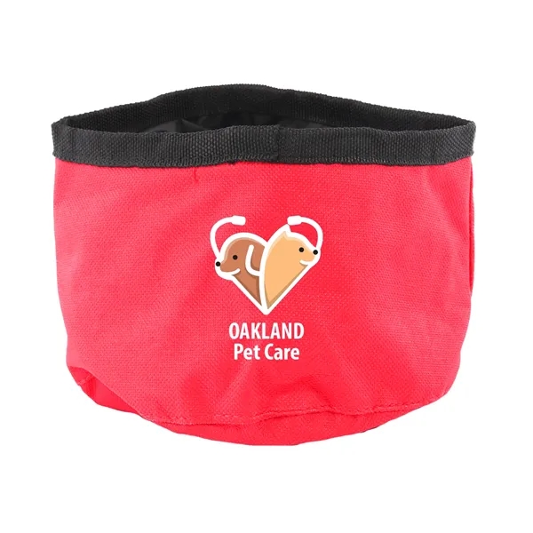 Red color option for 6" Folding Pet Travel Bowl