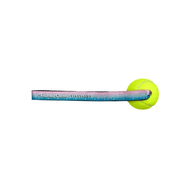 Black color option for Sublimated Tennis Ball Toss Toy