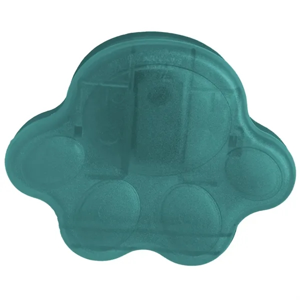Translucent Aqua color option for Paw Shaped Bag Clip