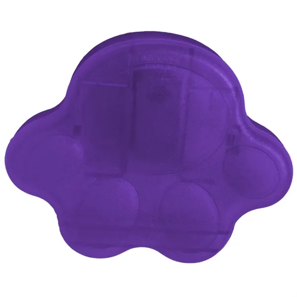 Translucent Purple color option for Paw Shaped Bag Clip
