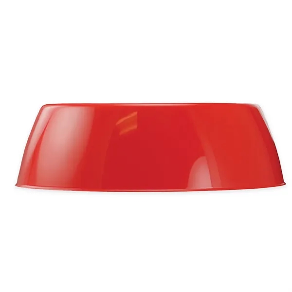 Red color option for 8" Plastic Pet Bowl
