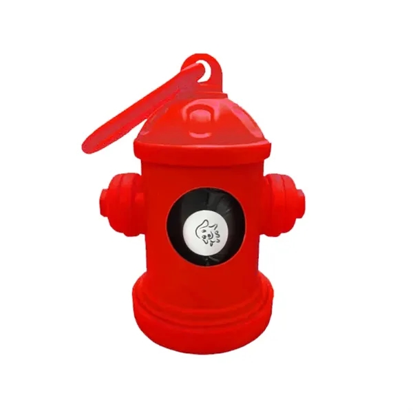 Red color option for Fire Hydrant Pet Bag Dispenser