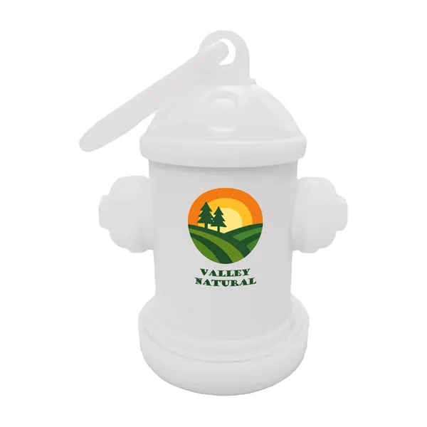 White color option for Fire Hydrant Pet Bag Dispenser