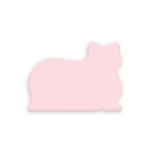 Cherry Blossom color option for Cat Shaped Sticky Notes   50 Sheets