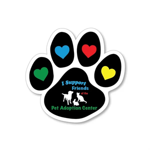 Photo of 5" Paw Shaped Decal