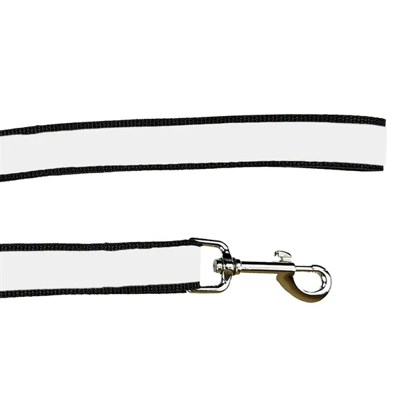 White color option for 14" Sublimated Traffic Leash W/ Gold Colored Hardware