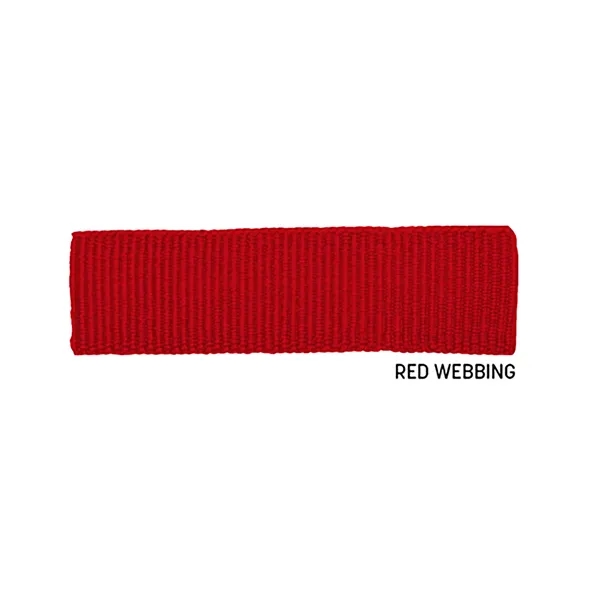 Red color option for Sublimated Pet Collar With Gold Colored Hardware