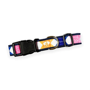 Photo of Sublimated Pet Collar With Gold Colored Hardware