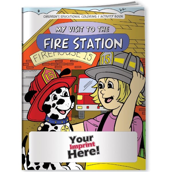 Multicolor color option for Coloring Book   My Visit To The Fire Station