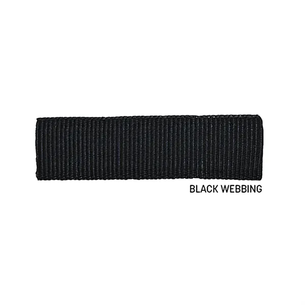 Black color option for 5" Sublimated Key Strap W/ Nickel Plated Hardware