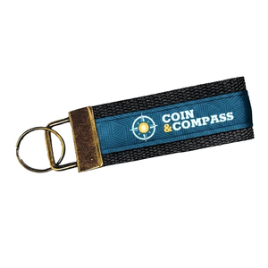 Photo of 3" Sublimated Key Strap With Antique Bronze Colored Hardware
