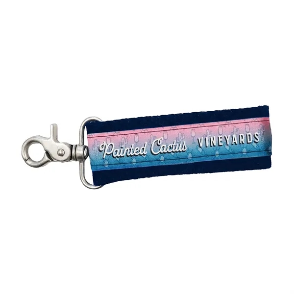 Black color option for 3" Sublimated Heavy Duty Key Strap With Trigger Snap