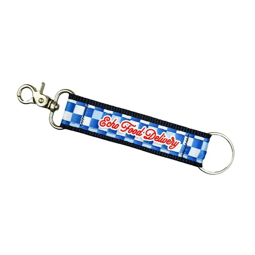 Main photo of 4" Sublimated Key Fob W/ Matte Nickel Hardware