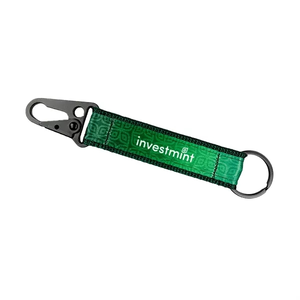 Photo of 4" Sublimated Key Fob With Matte Black Hardware