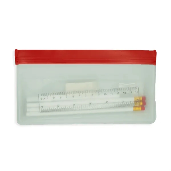 Red Slider Closure color option for Peva School Kit