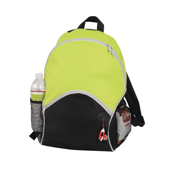Lime Green color option for 600 D Poly Backpack