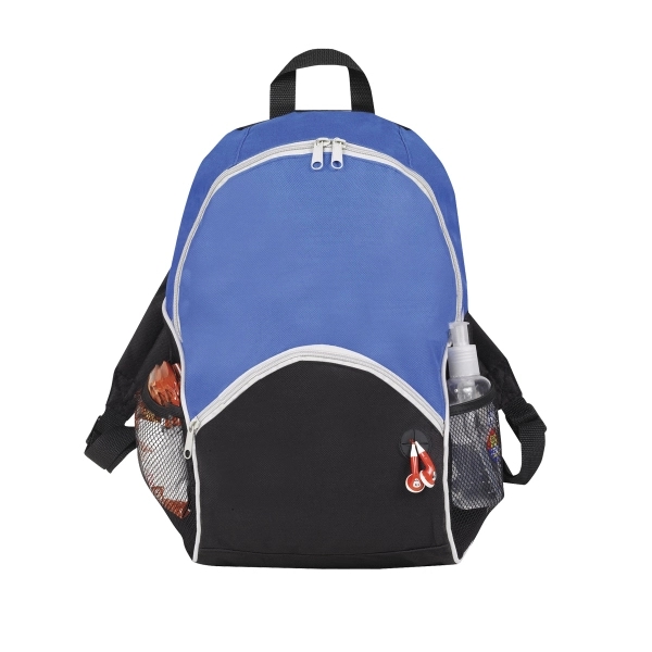 Royal Blue color option for 600 D Poly Backpack