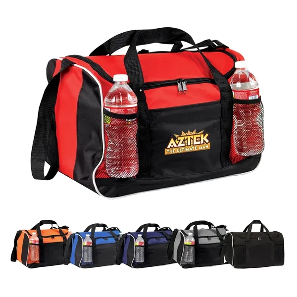 Red color option for Sports Duffle Bag