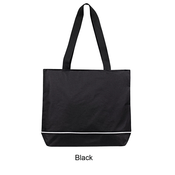 Black color option for 600 D Clemont Tote Bag