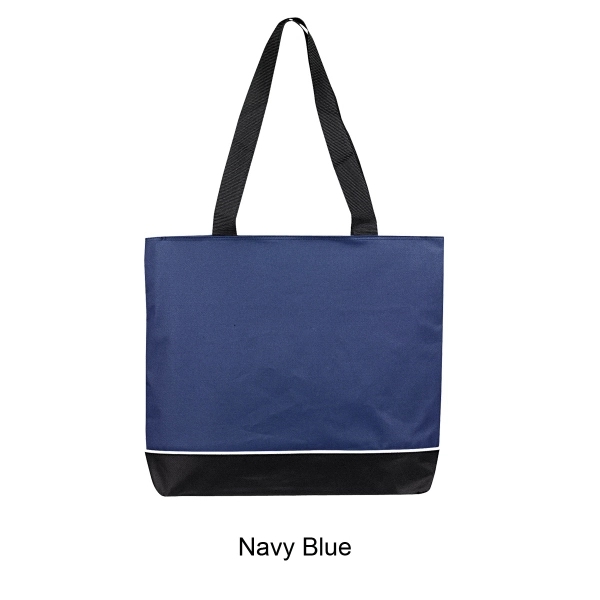 Navy Blue color option for 600 D Clemont Tote Bag