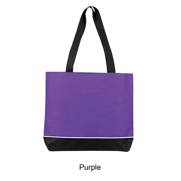 Purple color option for 600 D Clemont Tote Bag