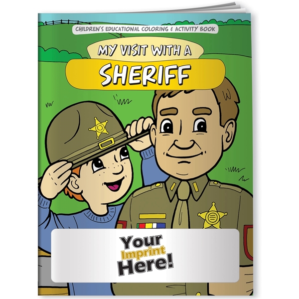 Multi color color option for Coloring Book   My Visit With A Sheriff