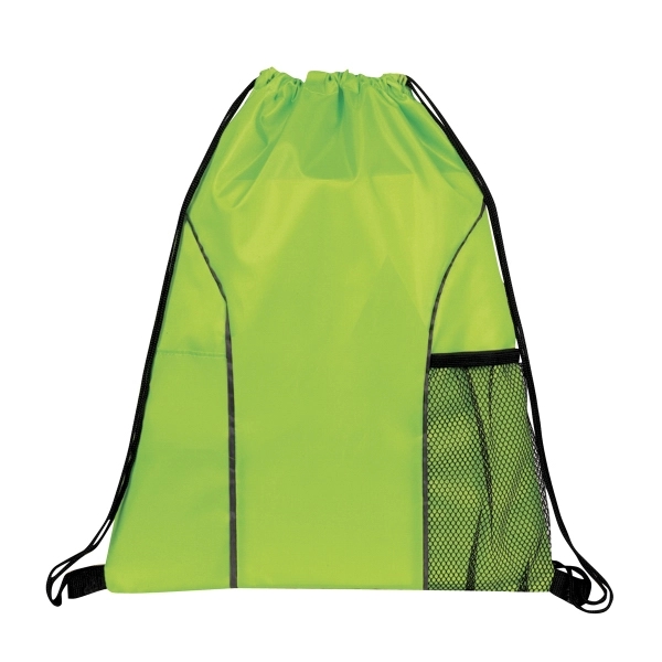 Lime Green color option for Pockets Drawstring Bag