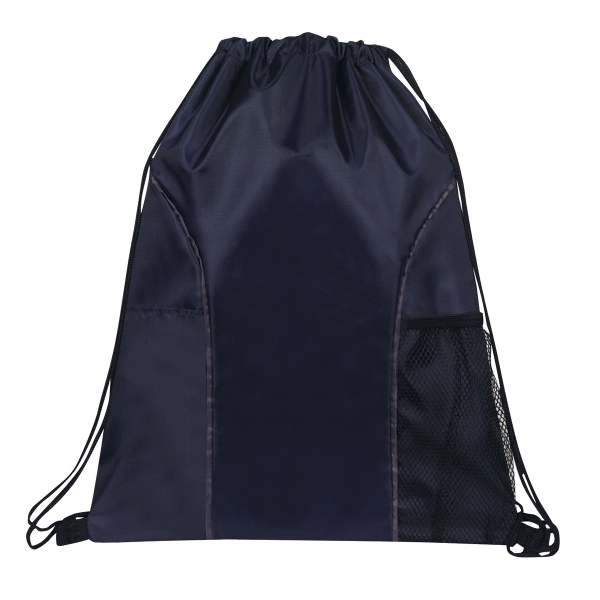 Navy color option for Pockets Drawstring Bag