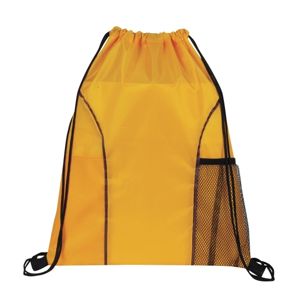 Yellow color option for Pockets Drawstring Bag