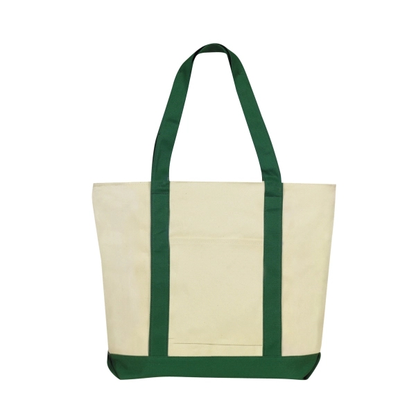 Forest Green color option for 12 Oz. Heavy Duty Cotton Canvas Boat Tote Bag