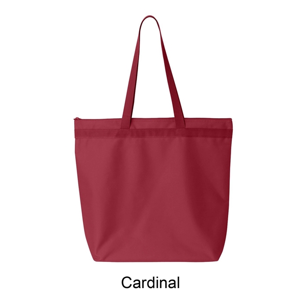 Cardinal color option for 600 D Madison Basic Tote