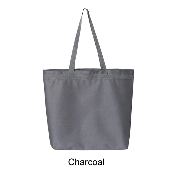 Charcoal color option for 600 D Madison Basic Tote