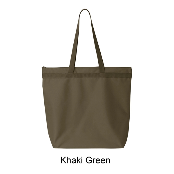 Khaki Green color option for 600 D Madison Basic Tote