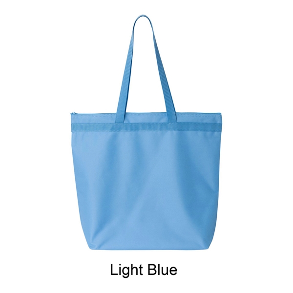 Light Blue color option for 600 D Madison Basic Tote