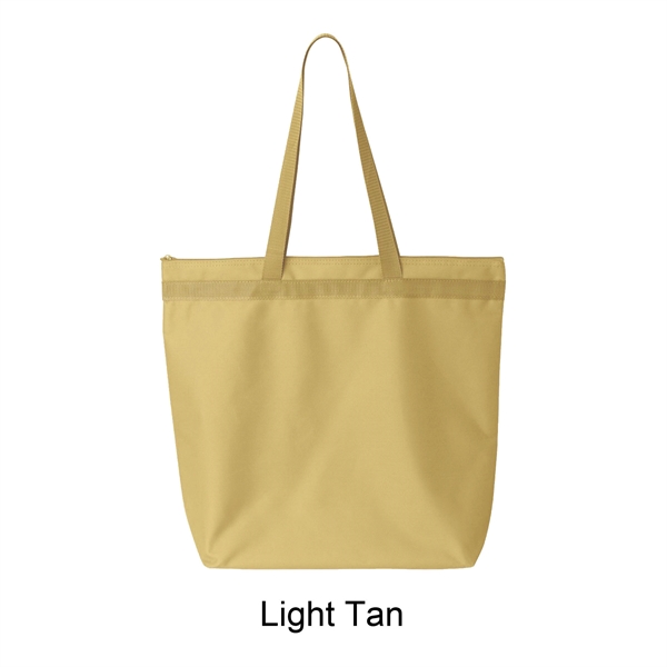 Light Tan color option for 600 D Madison Basic Tote