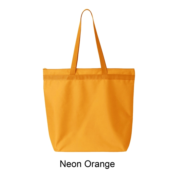 Neon Orange color option for 600 D Madison Basic Tote