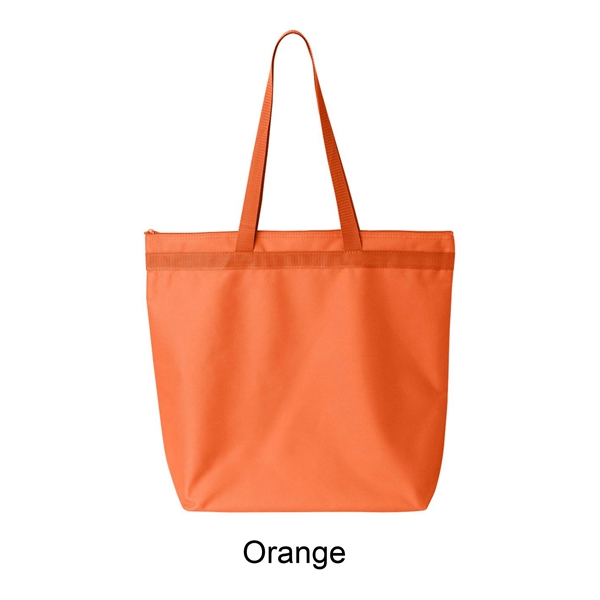 Orange color option for 600 D Madison Basic Tote
