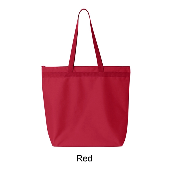Red color option for 600 D Madison Basic Tote