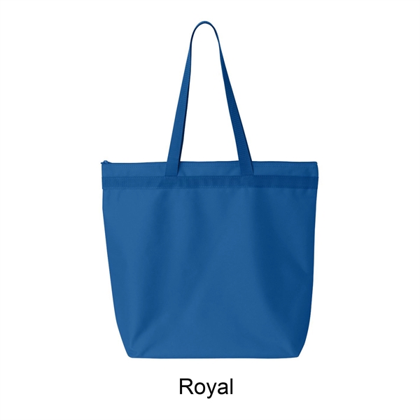 Royal Blue color option for 600 D Madison Basic Tote