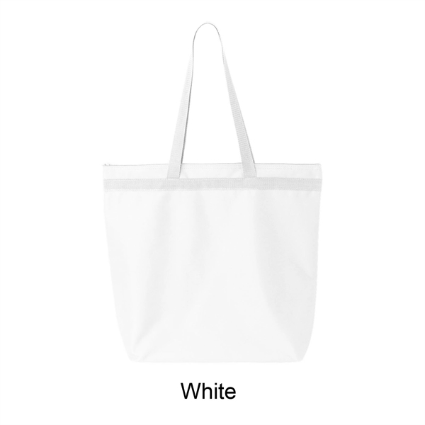White color option for 600 D Madison Basic Tote