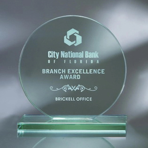 Main photo of 6 1/4" Flat Edge Corona Award