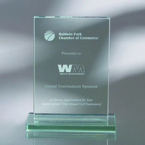 Main photo of Award Vertical Plaque W/ Base 4"W X 6"H X 1/2"D