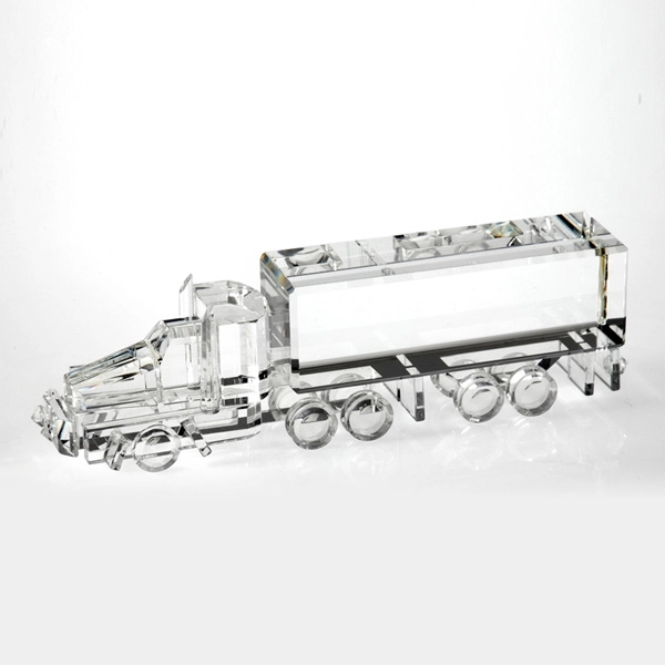 Clear color option for Award 18 Wheeler 10"W X 3"H X 2"D
