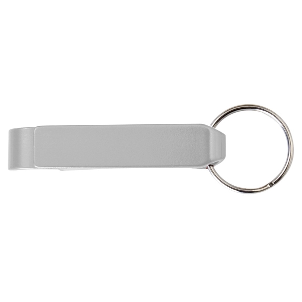 Silver color option for Bottle Opener With Key Ring