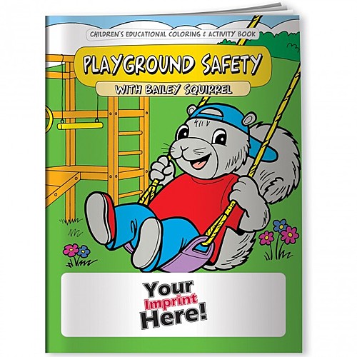 Main photo of Coloring Book   Playground Safety With Bailey Squirrel