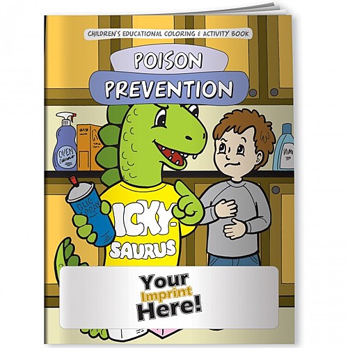 Main photo of Coloring Book   Poison Prevention Dinosaur