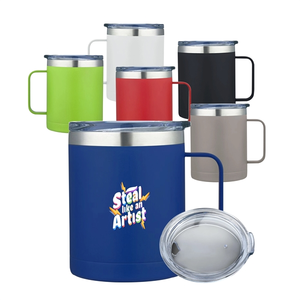Photo of 14oz. Stainless Steel Vacuum Camping Mug W/Handle