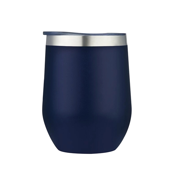 Blue color option for 12 Oz. Double Wall Stainless Steel Vacuum Wine Cup