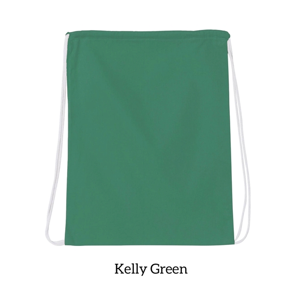 Turquoise color option for 6 Oz Colorful Cotton Canvas Backpack.